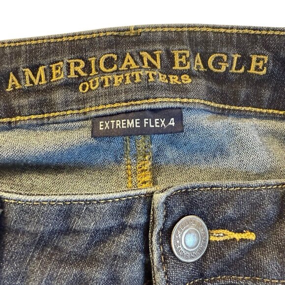 American Eagle Outfitters Flex 4 Original Straight Jeans Men's 34x32 (34x31) - Picture 6 of 8